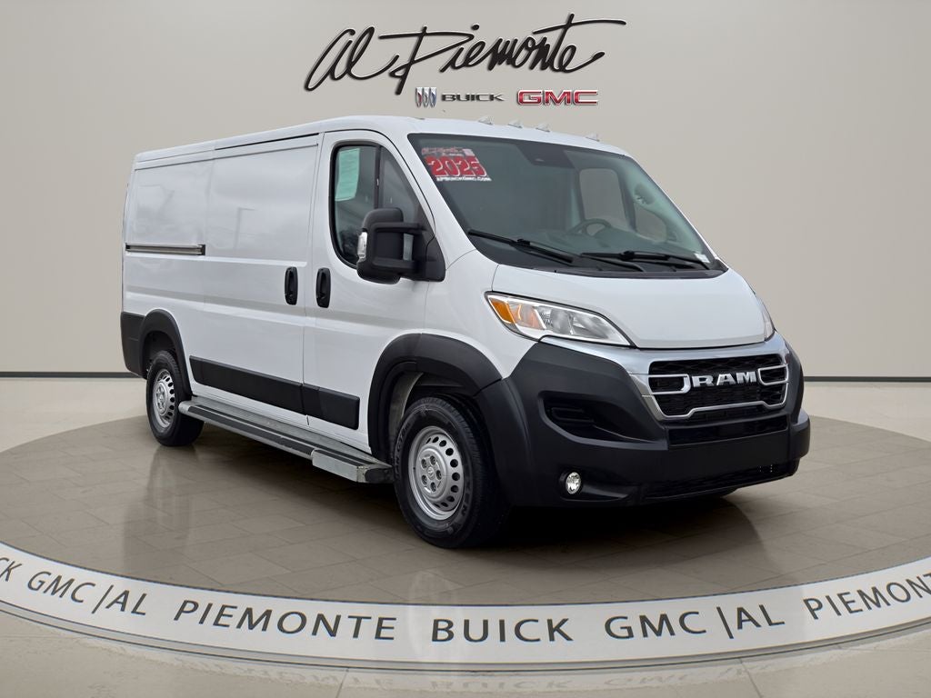 2025 RAM ProMaster 2500 Base in Bright White Clearcoat — front three-quarter view