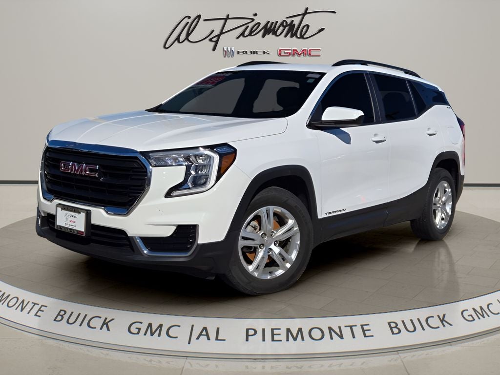 2022 GMC Terrain — rear three-quarter view